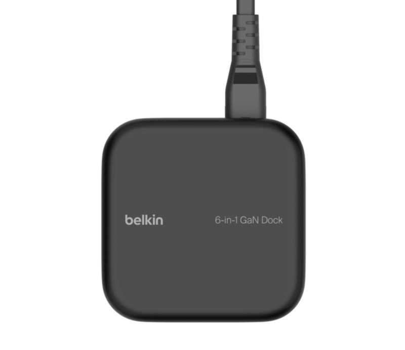 Belkin Connect USB-C 6 合 1 核心 GaN 擴展基座 130W - INC018vfBK