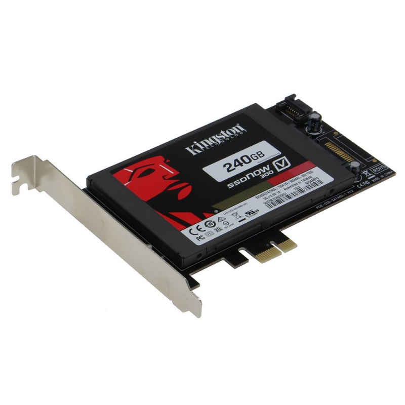 SEDNA - PCI Express (PCIe) SATA III (6G) SSD Adapter with 1 SATA III Port  (With Built In Power Circuit , no need SATA Power connector, best for Mac)  - SEDNA Shop