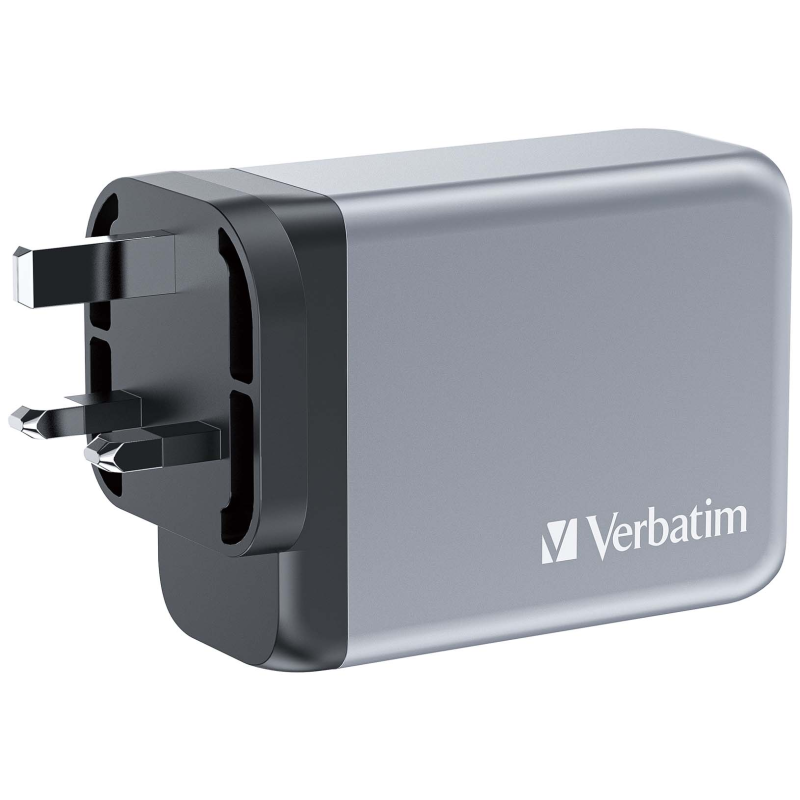 Verbatim 4 Port 200W PD 3.0 & QC 3.0 GAN Charger 充電器 (GNC-200U) 32210