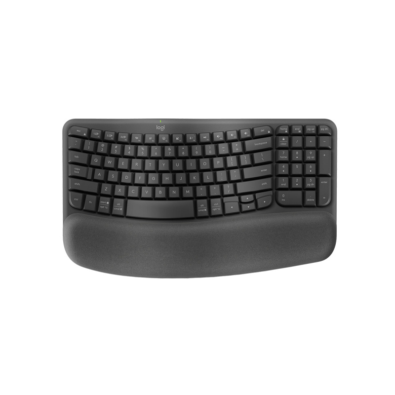 Logitech WAVE KEYS 無線人體工學鍵盤 [3色] [送:Logitech M558 for MAC 藍牙無線滑鼠]