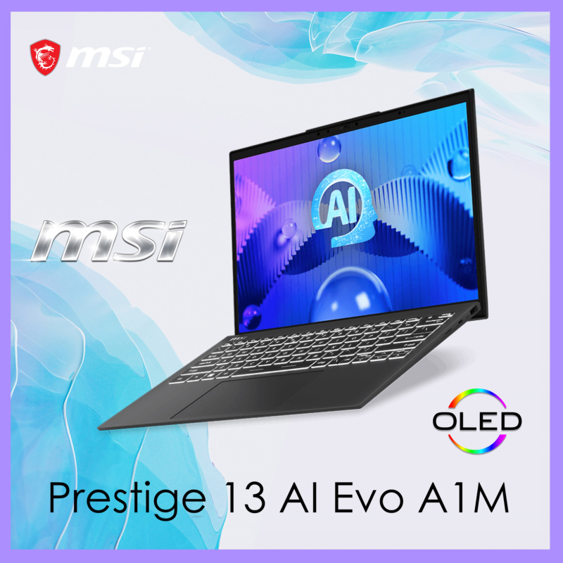 MSI Prestige 13 AI EVO A1MG 14"專業創作者筆記型電腦 ( Core Ultra 7 155H )