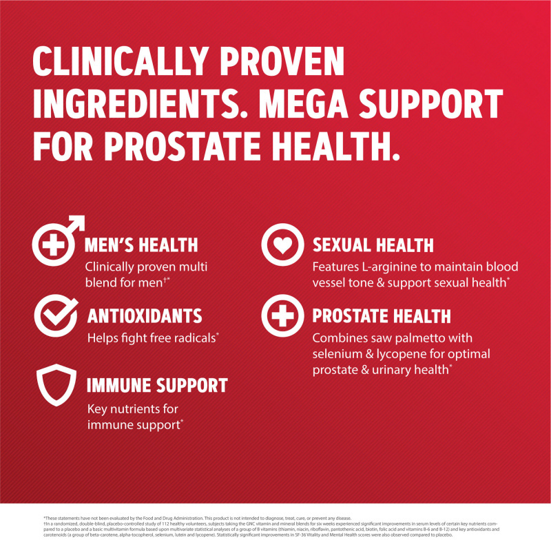 GNC MEN'S Prostate Formula 男士前列腺保健配方 [90粒裝]