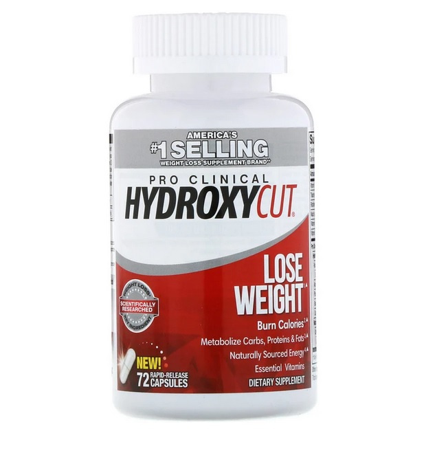 Hydroxycut GNC美國第一暢銷 減肥燃脂增肌塑身膠囊 [20粒/72粒]