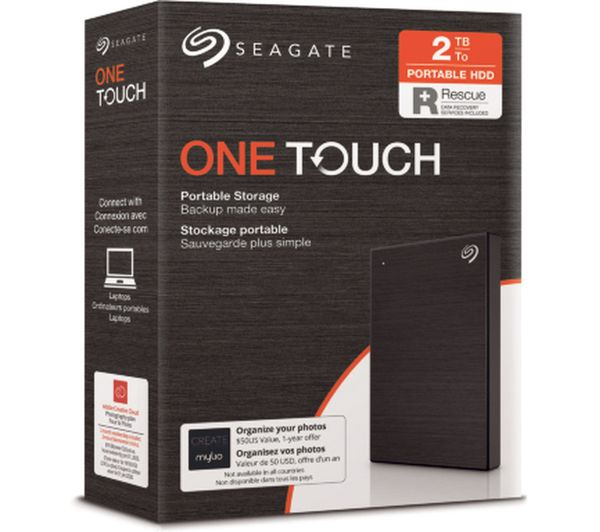 Price網購- Seagate One Touch Hard Disk [密碼版]外接式硬碟機[黑色]