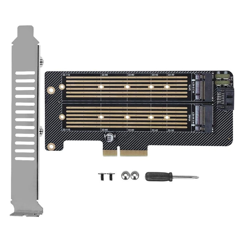 Dual M.2 PCIe Adapter - 支持電子消費券