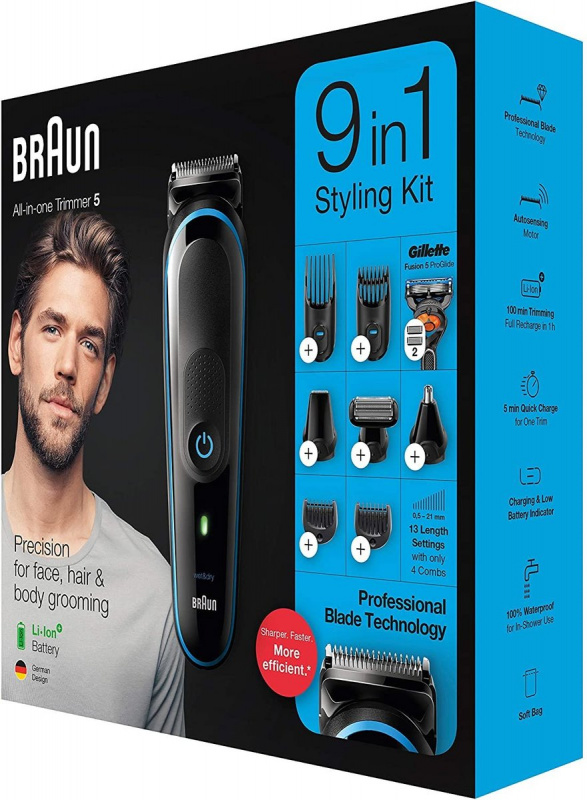 Braun 9-in-1 All-in-One Beard Trimmer and Hair Clipper MGK 5280 - UNI STORE