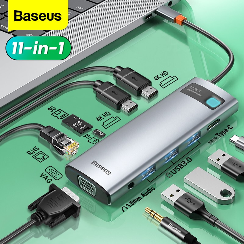 Baseus USB Type C HUB USB C to - HAPPY521