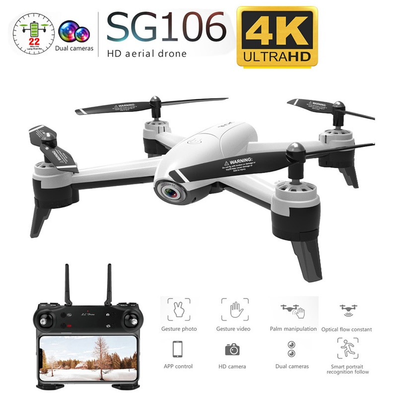 相機無人機-SG106 WiFi FPV RC Drone 4K Ca - HAPPY521