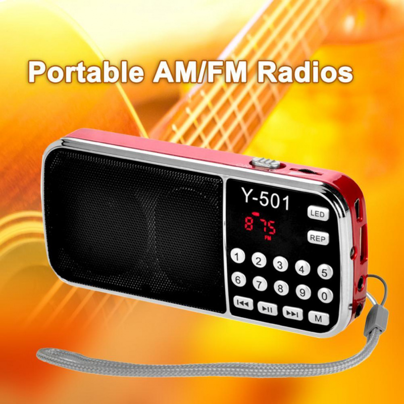 數字收音機-y - 501可攜式調頻- HAPPY521