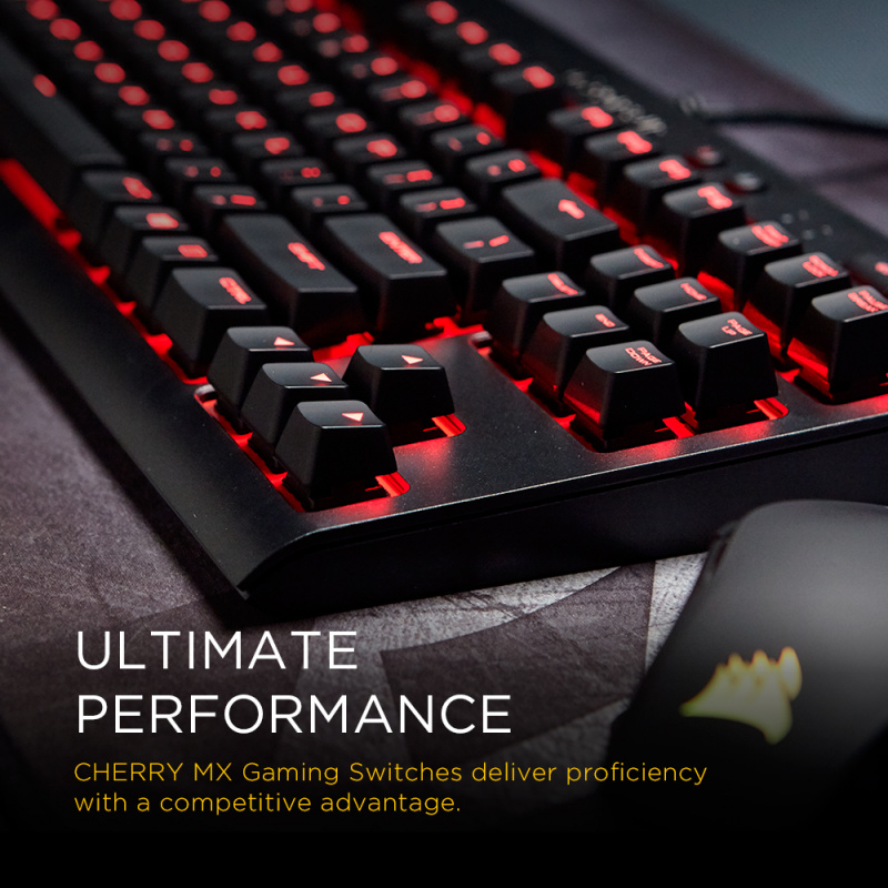 Corsair K63 Red LED Compact Mechanical Gaming Keyboard - Cherry MX Red  (CH-9115020-NA) - Compukit Computer Limited