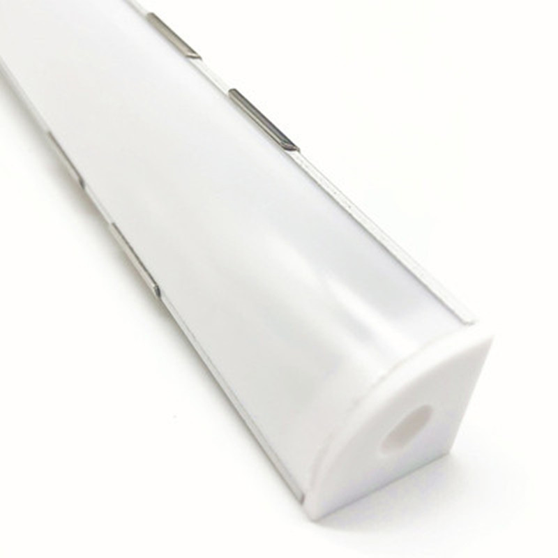 角落燈2-30pcs Lot perfil aluminio led Corner Aluminium Profile Channel Holder  for LED Strip Light Bar Cabinet Lamp Kitchen Closet - 燈神世界數碼