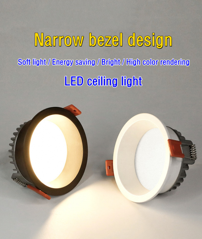 吸頂燈7W Dimmable LED Downlight Anti-Glare Led Ceiling Lamp LED Spot Lighting  Bedroom Kitchen Led Recessed Downlight - LUCAS 商品總匯