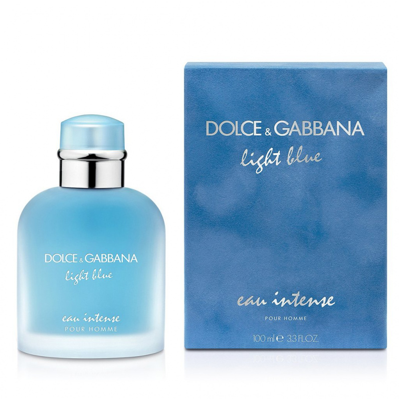 DOLCE & GABBANA Light Blue Eau Intense Pour Homme Eau de Parfum 100mL  (Tester Pack) - PERFUME STATION