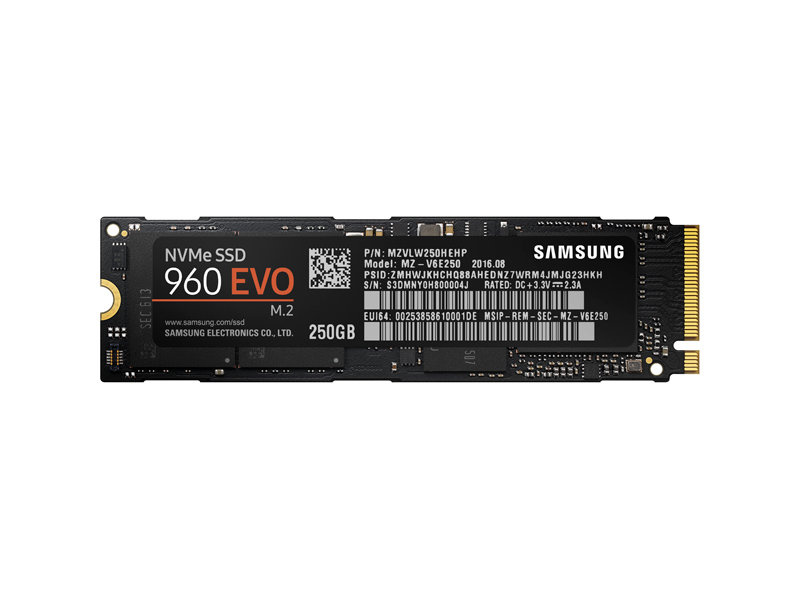 Samsung 三星960 EVO NVMe M.2 SSD 250GB (MZ-V6E250BW) 價錢、規格及用家意見-  香港格價網Price.com.hk