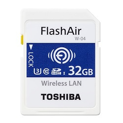 Toshiba 東芝FlashAir W-04 32GB [R:90 W:70] 價錢、規格及用家意見- 香港格價網Price.com.hk