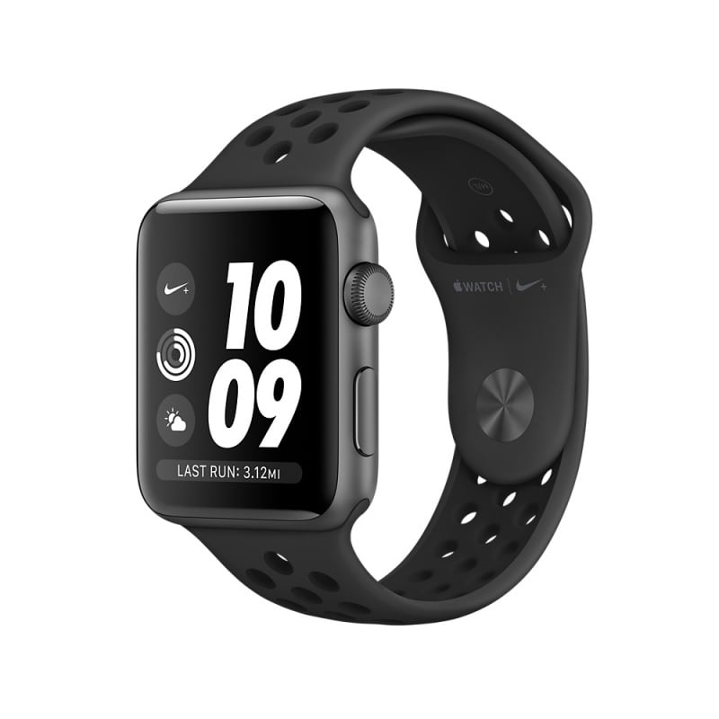 Apple Watch Nike+ Series 3 太空灰鋁金屬錶殼配上煤黑色配黑色Nike 運動錶帶42mm 價錢、規格及用家意見-  香港格價網Price.com.hk