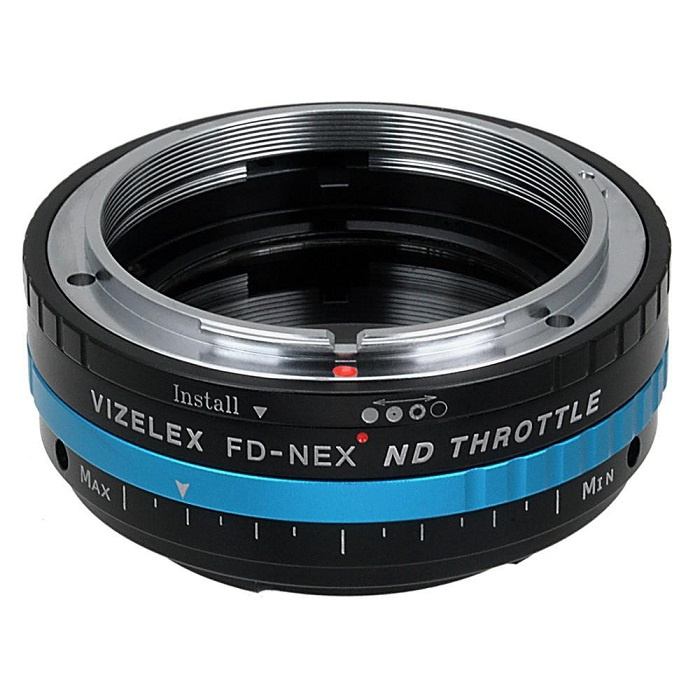 Fotodiox Vizelex ND Throttle Lens Mount Adapter -Canon FD Mount SLR Lens to Sony  E Mount SLR Camera Body with Built-In Variable ND Filter (1 to 8 Stops)  價錢、規格及用家意見-