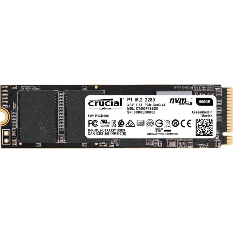 Crucial P1 M.2 2280 SSD 500GB (CT500P1SSD8) 價錢、規格及用家意見- 香港格價網Price.com.hk
