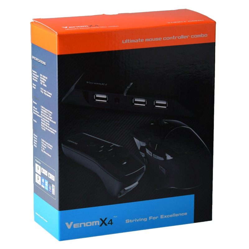 Venom X4 Tuact 滑鼠FPS控制器鍵盤適配器For PS4/PS3/XBOX One/XBOX 360/PC 價錢、規格及用家意見-  香港格價網Price.com.hk