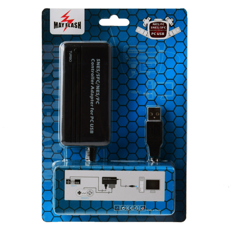 MayFlash SNES/SFC/NES/FC Adapter Controller For PC USB 價錢、規格及用家意見-  香港格價網Price.com.hk