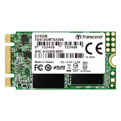 Transcend 512GB SATA III M.2 SSD 2242 TS512GMTS430S 價錢、規格及用家意見-  香港格價網Price.com.hk