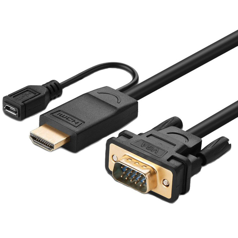 Ugreen HDMI to VGA高清轉換器圓線圓線3m MM101 價錢、規格及用家意見- 香港格價網Price.com.hk