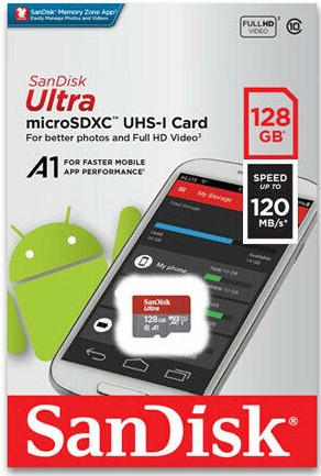 SanDisk ULTRA microSD A1 UHS-I 128GB CARD 120mb/s 價錢、規格及用家意見-  香港格價網Price.com.hk