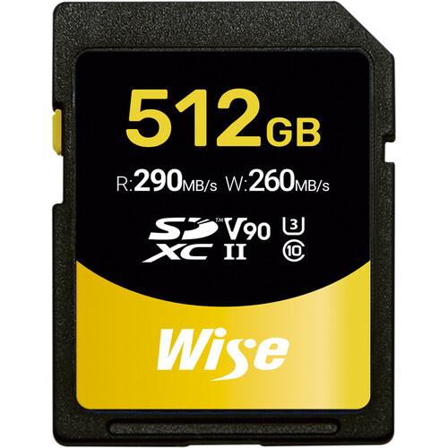 Wise Advanced UHS-II SDXC Memory Card 512GB SD-N512 [R:290 W:260]  價錢、規格及用家意見- 香港格價網Price.com.hk