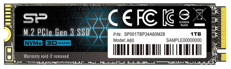 Silicon Power P34A60 M.2 PCIe Gen 3 SSD 1TB (SP001TBP34A60M28) 價錢、規格及用家意見-  香港格價網Price.com.hk